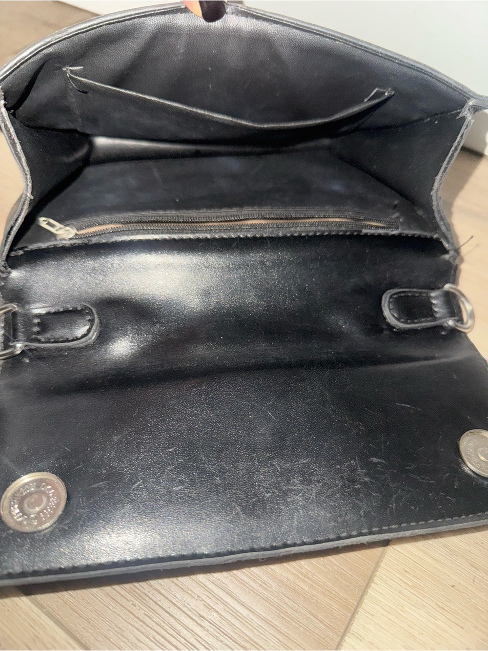 OFF WHITE Top-Handle Bag with Silver Hardware - Picture 6 of 7